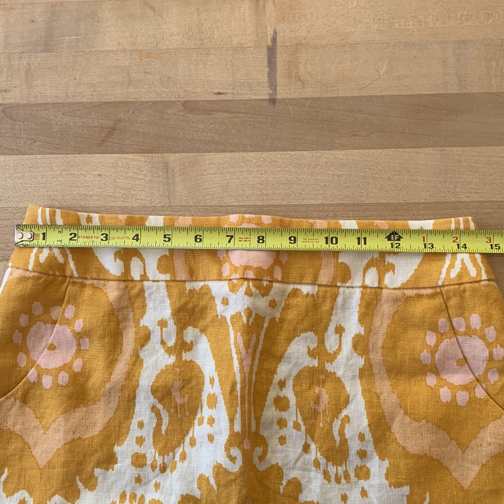 J Crew 100% Linen Skirt 8 - Picture 5 of 6